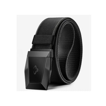 BULLIANT Tactical Belt for Men, Men Stretch Nylon Web Gift Belt 1.5"-Hiking Rigger Military Work-Quick Release